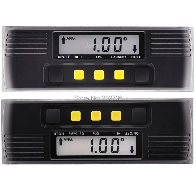 Профессиональный цифровой транспортир Угол Finder Цифровой Инклинометр модуль