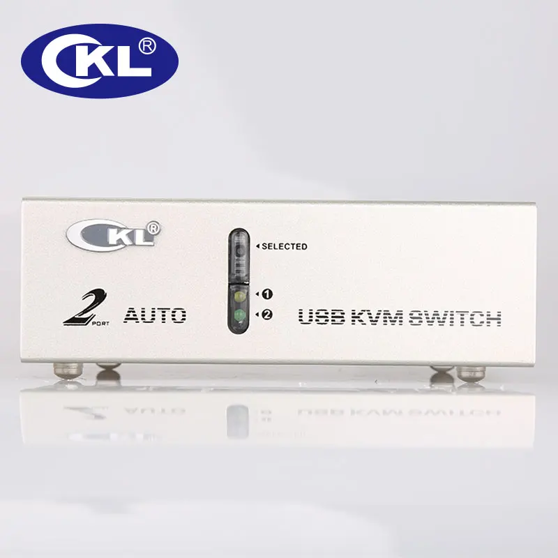 Квм-переключатель CKL с 2 портами USB VGA поддержка аудио автоматическое сканирование
