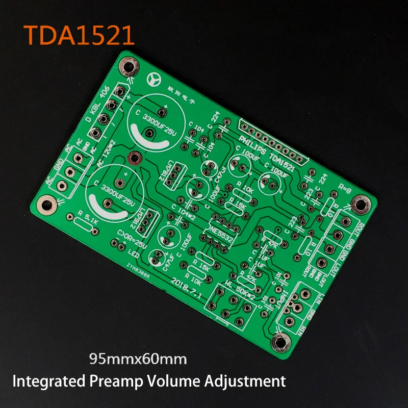 Плата усилителя мощности Hi Fi TDA1521 плата со встроенным предварительным усилителем