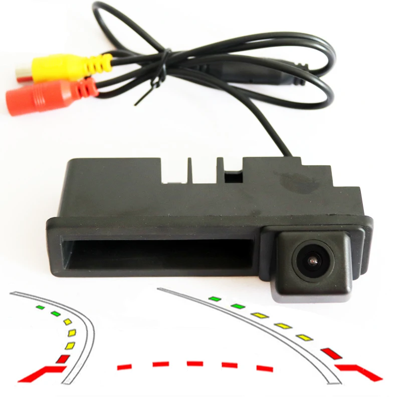 CCD HD Car Back Up Parking Rear View Reverse Camera For Audi A3 A4 A6 A8 Q7 A6L Trunk handle Sensor Security System Kit