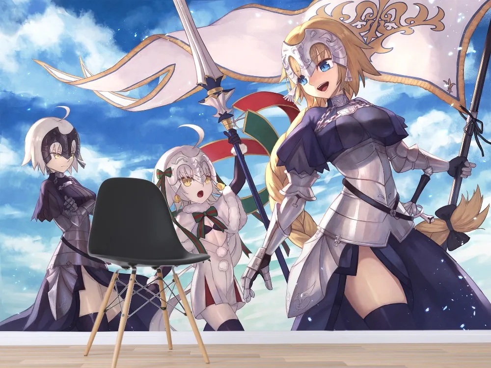 

[Self-Adhesive] 3D Fate Stay Night 77 Japan Anime Wall Paper mural Wall Print Decal Wall Murals