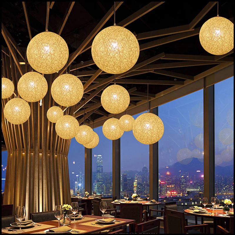 Ручной работы пастырской творческий конопли плетеная трикотажная диаметром 15 80