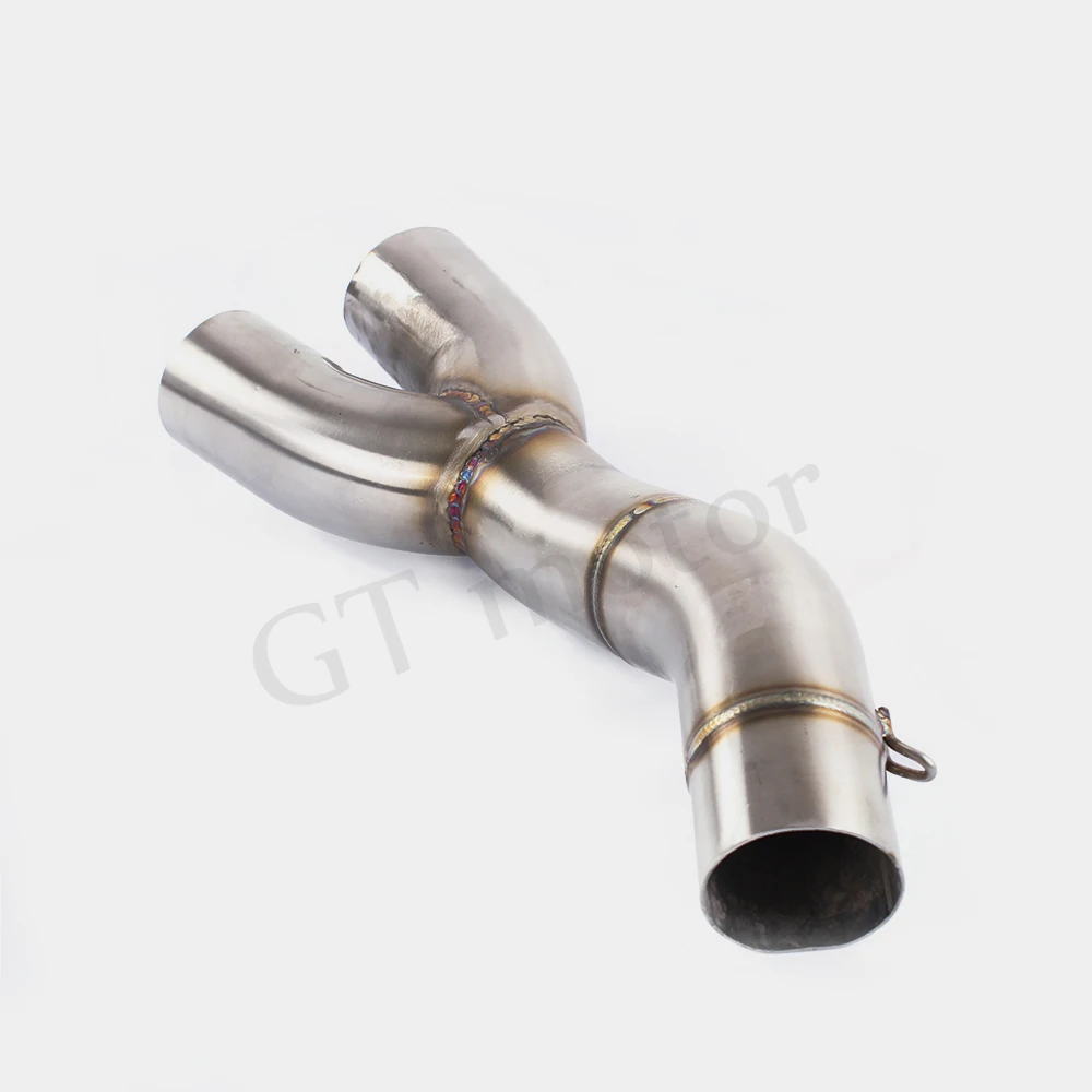 GT мотор-Бесплатная доставка средняя выхлопная труба мотоцикла для DUCATI скремблер