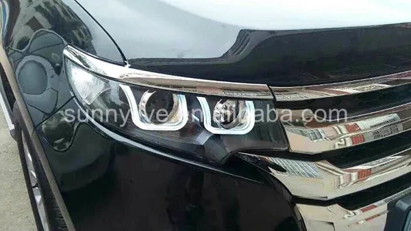 Для FORD для Edge светодиодный налобный светильник 2011-2013 года U стиль черный корпус LF