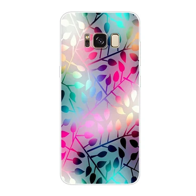 Soft Silicone TPU For Samsung Galaxy S8+ G9550 S8 plus Case Cover cartoon Painted Phone Back Protective Case S8plus G9550 shell - Цвет: A9