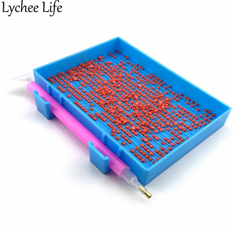 Lychee Life Алмазная вышивка большой лоток Инструменты Высокое качество ремесла аксессуары DIY ручной работы Инструменты для вышивки картин со стразами