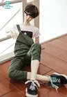 Одежда для куклы BJD подходит для 65-72 см DK SD17  POPO68 BJD дядя модный красивый джинсовый комбинезон Футболка с принтом ветровка с завязками