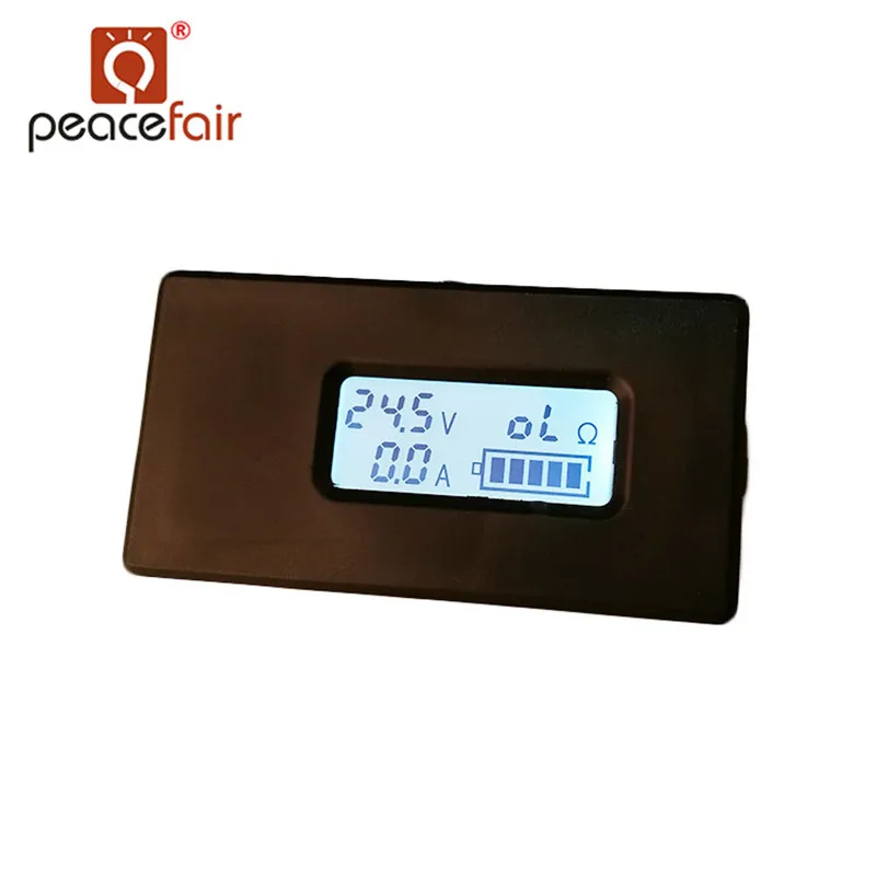 

PEACEFAIR 2.8-30V 0-10A Digital Lithium Battery Tester 18650 18350 26650 Voltage Current Electric Quantity Voltmeter PZEM-005