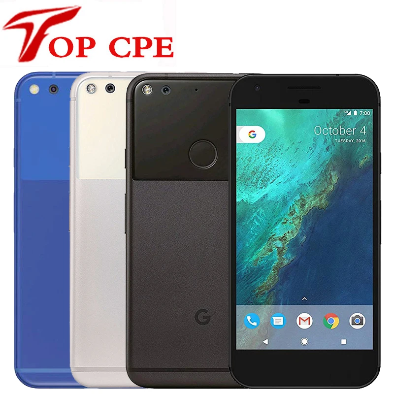Разблокированный Google Pixel 5,0 ''/Pixel XL 5,5'' дюймовый четырехъядерный одноъядерный sim 4G Android мобильный телефон 4 Гб RAM 32 ГБ ROM мобильный телефон