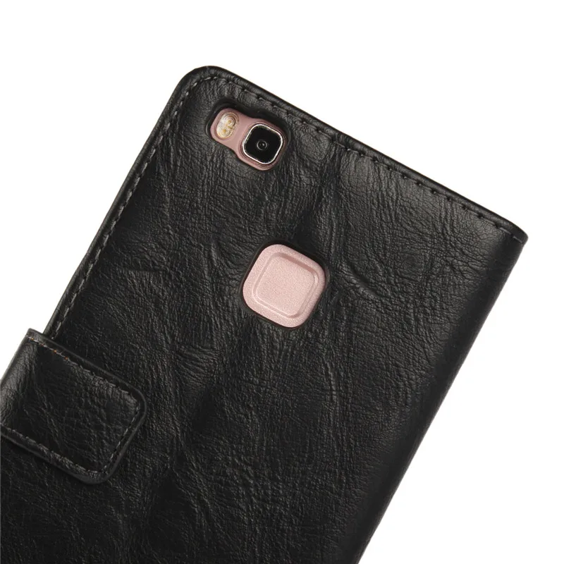 Ретро Кора шаблон Кожаный Бумажник Случая Стойки Откидная Крышка Для Huawei P9 lite G9