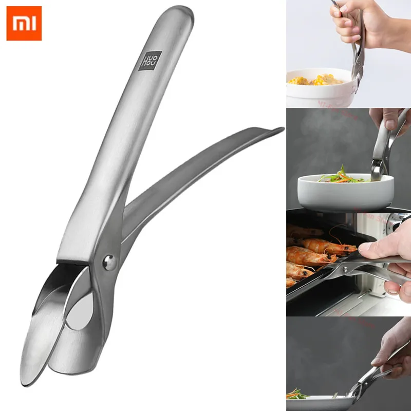 Новейший Xiaomi HUOHOU анти-горячий анти-ожога горшок чаша сковорода кухонный зажим