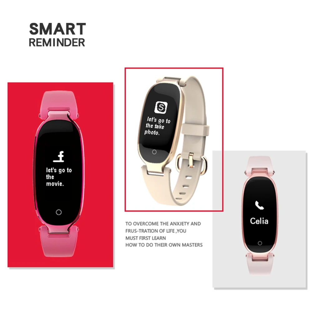 ZUCOOR Смарт Браслет Фитнес браслет RB88 с импульсным монитор Smartband IP67