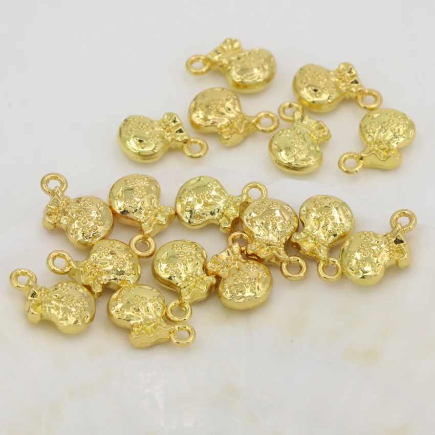 Заводские магазины маленькие подвесные аксессуары 5 шт. золотой цвет форма сумки