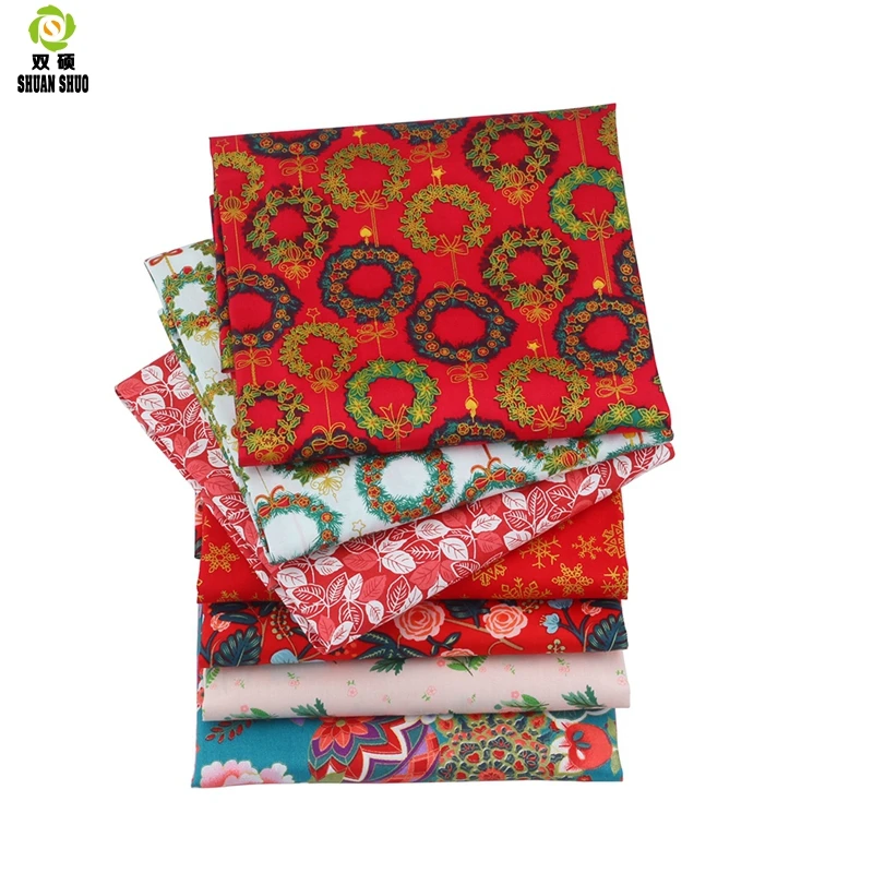 7 шт./партия хлопковая ткань для кукол 40 х50 см |