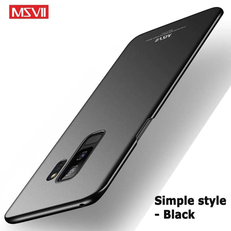 Msvii Чехлы для samsung Galaxy S9 чехол для samsung Galaxy S9 Plus тонкий PC задняя крышка Coque для samsung S9 S 9 Plus чехол s