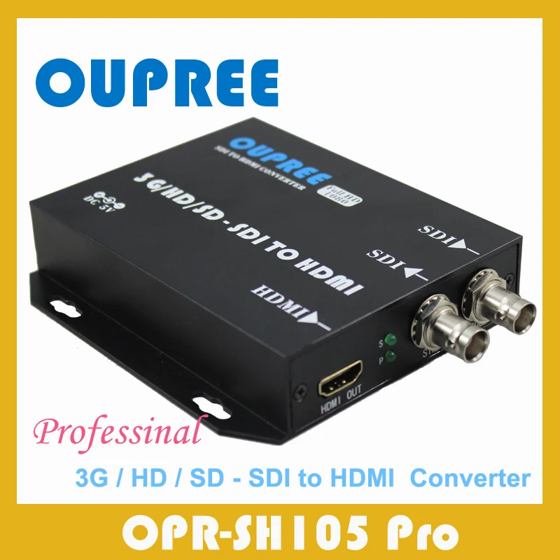 Блок преобразователя 3G HD SD SDI в HDMI поддержка выход на 1080P 60 Гц адаптер сигналов