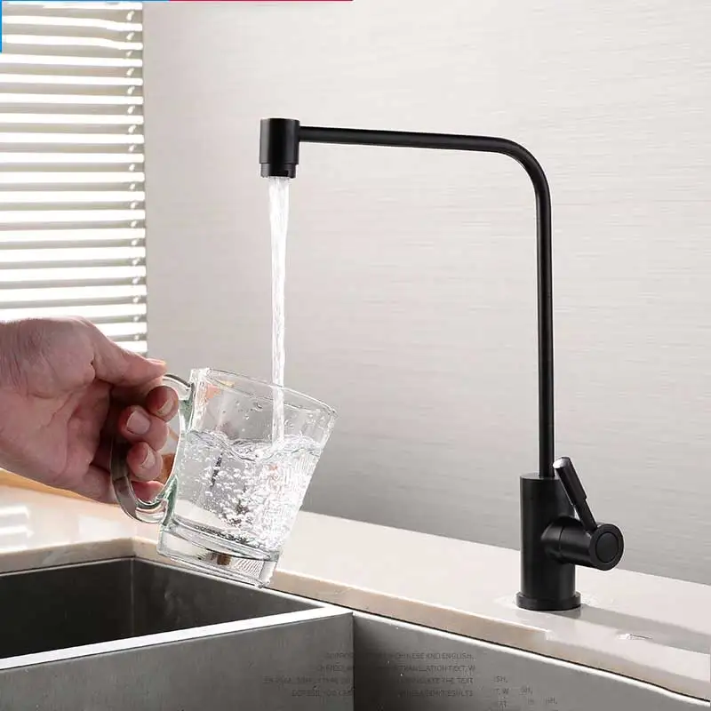 

Single Handle Drinking Water Faucet, Solid Brass Body Spout Filtered Water Faucet ,Filter System Fixture,