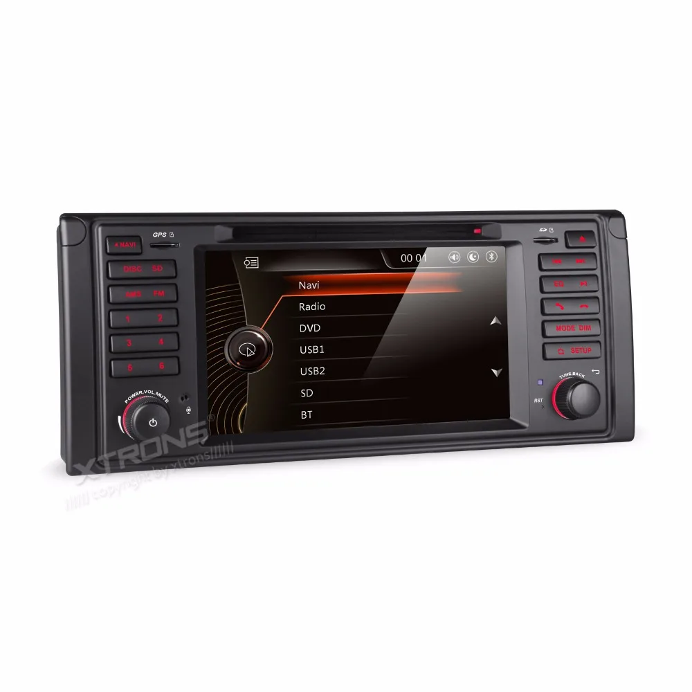 XTRONS 7 &quotHD 1080P видео емкостный сенсорный экран автомобильный dvd плеер с экраном GPS
