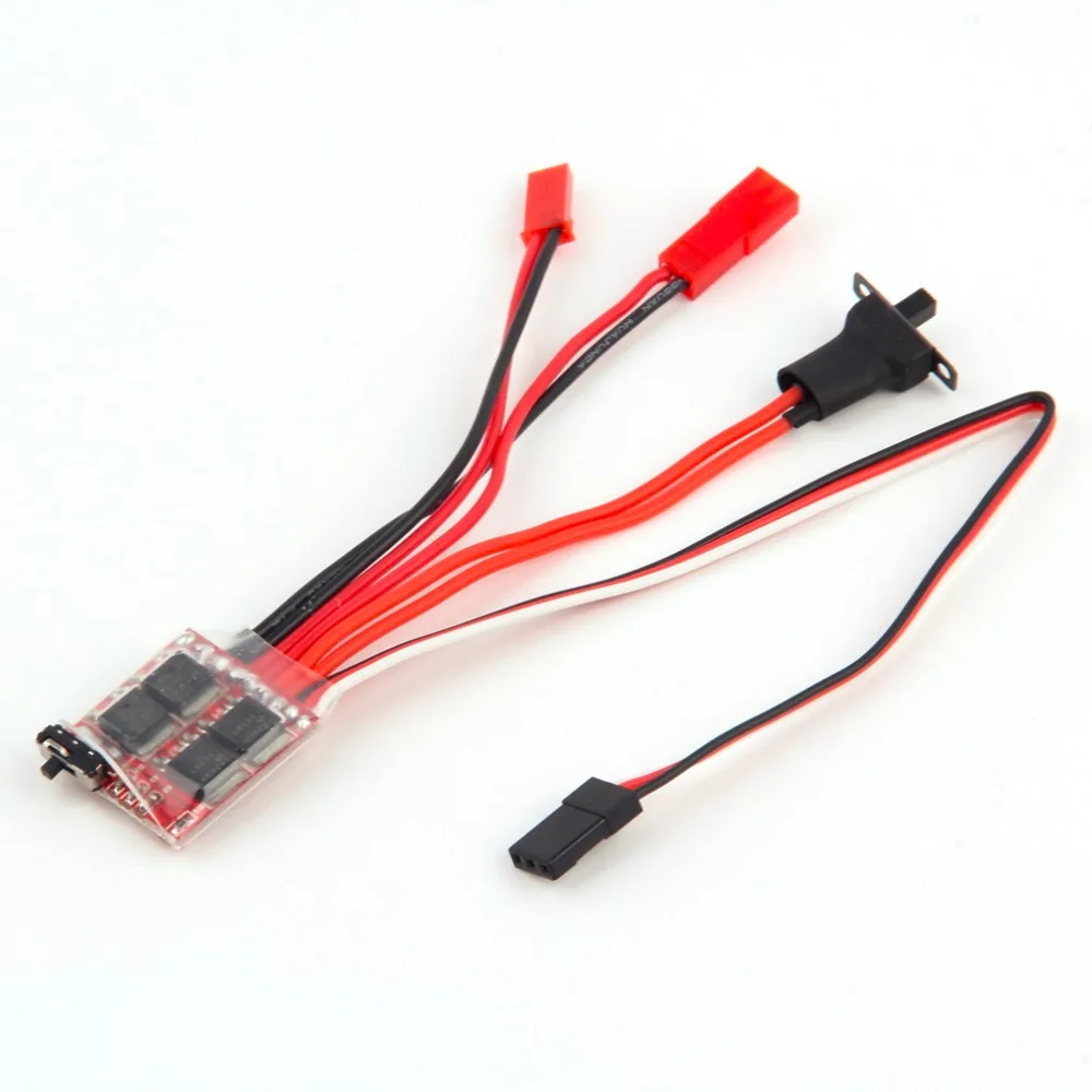 RC ESC 20A/30A Brush Motor Speed Controller w/ Brake for RC Car Boat Tank 1/16 1/18 1/24 RC Car Boat tanque
RC ESC 20A/30A Brush Motor Speed Controller w/ Brake for RC Car Boat Tank 1/16 1/18 1/24 RC Car Boat tanque