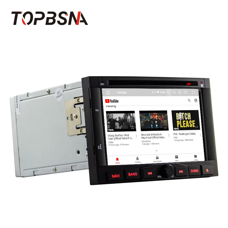 Автомобильный мультимедийный плеер TOPBSNA Android 10 для Peugeot 3005 3008 5008 Partner Berlingo GPS