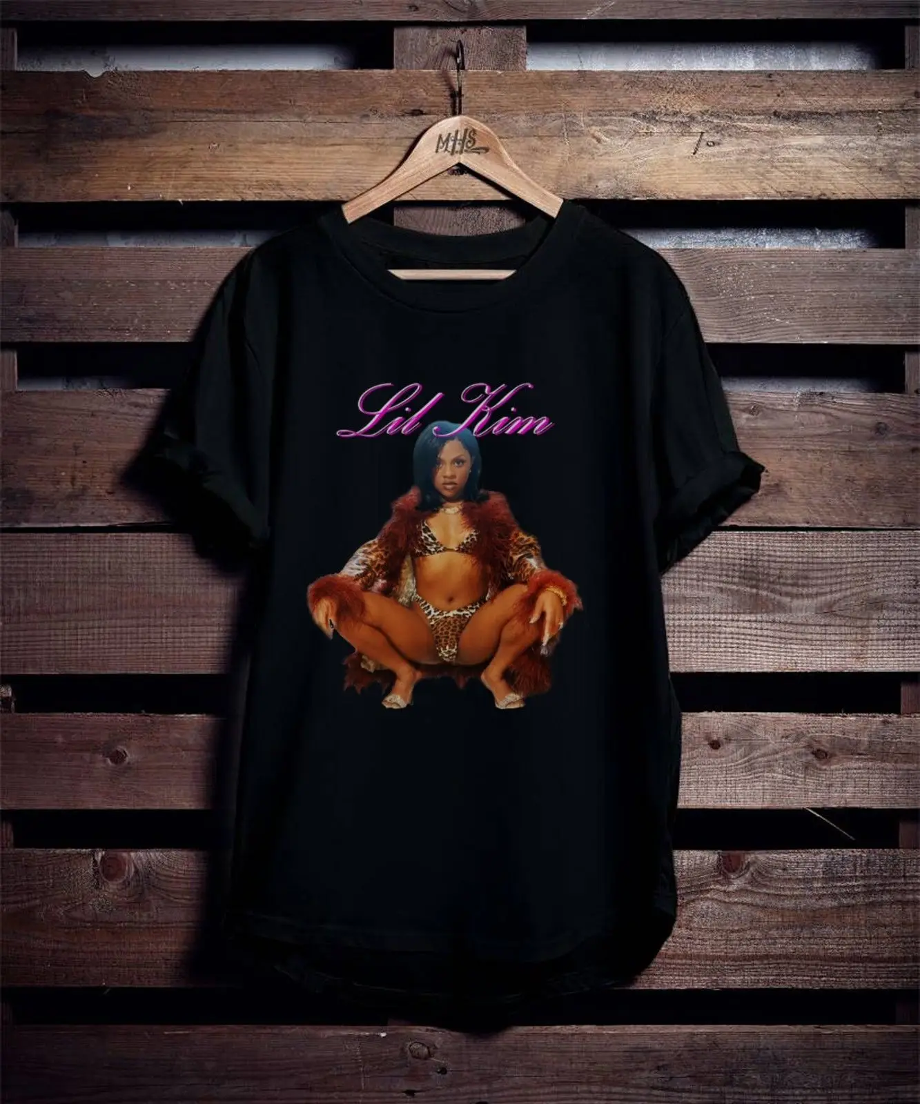 Новинка женская сексуальная уличная одежда 1Lil 1Kim Домашняя футболка для девочек и