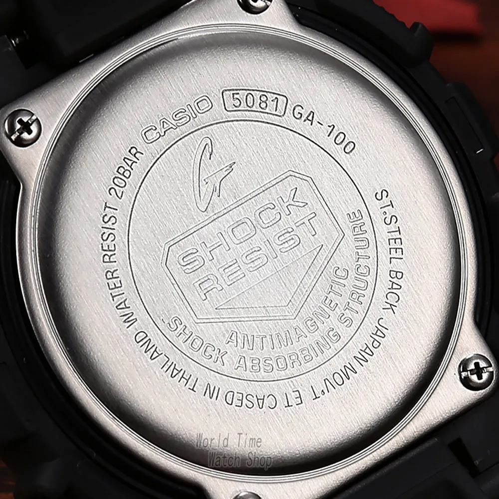 Мужские часы Casio G SHOCK топ роскошный комплект LED военный хронограф relogio цифровые