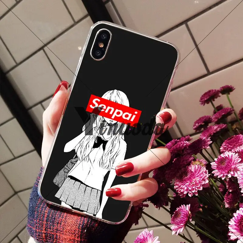 Yinuoda Sugoi Senpai аниме Waifu Новое поступление чехол для мобильного телефона Apple iPhone 8 7 6 6S