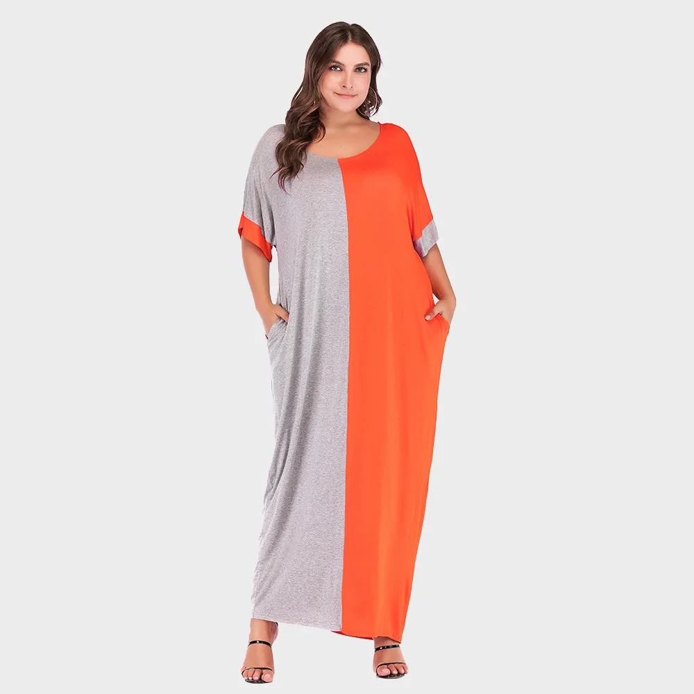 Новинка лета 2019 повседневное женское платье свободного покроя с коротким