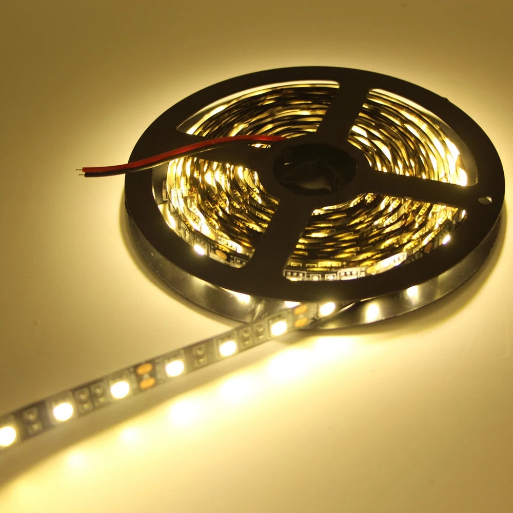 RGB Светодиодная лента 5050 SMD гибкий свет 12 в холодный белый/теплый