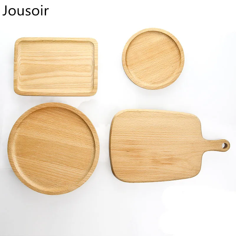 Бук деревянный поднос реквизит натурального дерева лоток еда десерт фотографии