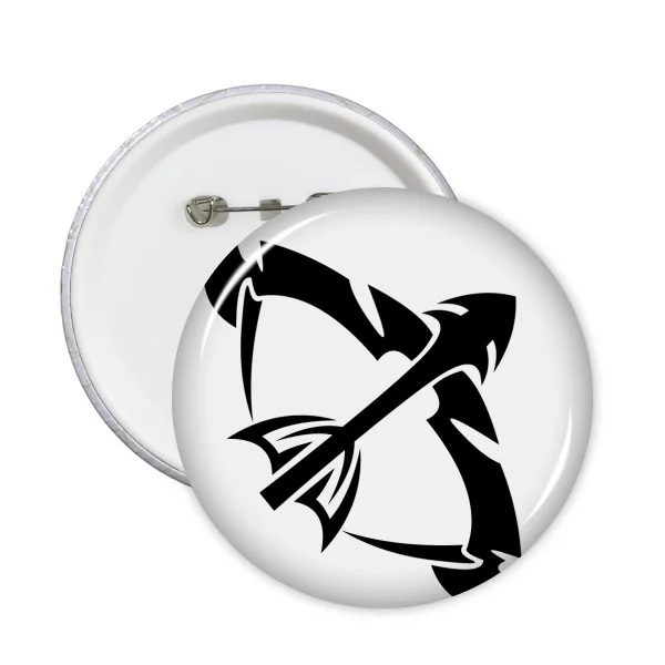 Значки для Лев и лев Gemini Овен Водолей весы Телец Стрелец рак дева значок с круглым