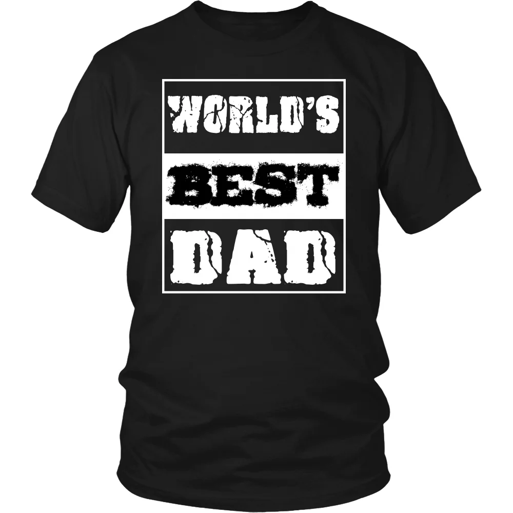 

World's Best Dad Unisex Shirt Fathers Day Gift Men Women Funny Tee T-Shirt