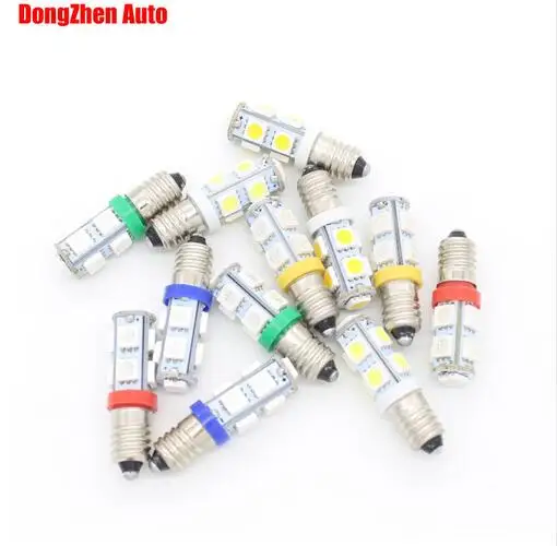 1X Светодиодные Автомобильные лампы светильник E10 9SMD 5050 SMD светодиодные