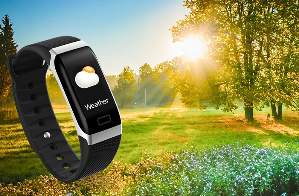 HUACP R7 Smart Watch Sport монитор сердечного ритма крови Давление фотоплетизмографический(PPG) фитнес-трекер здоровья наручные браслет USB для зарядки