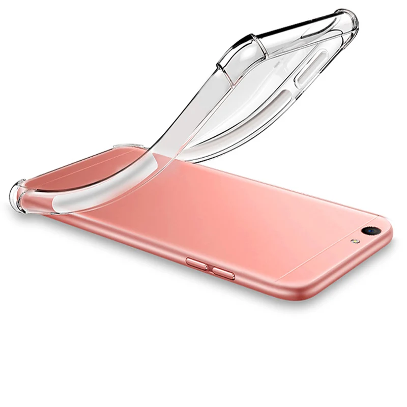 Чехол для Oppo F1s чехол мягкий прозрачный из ТПУ с подушкой безопасности телефона s 5