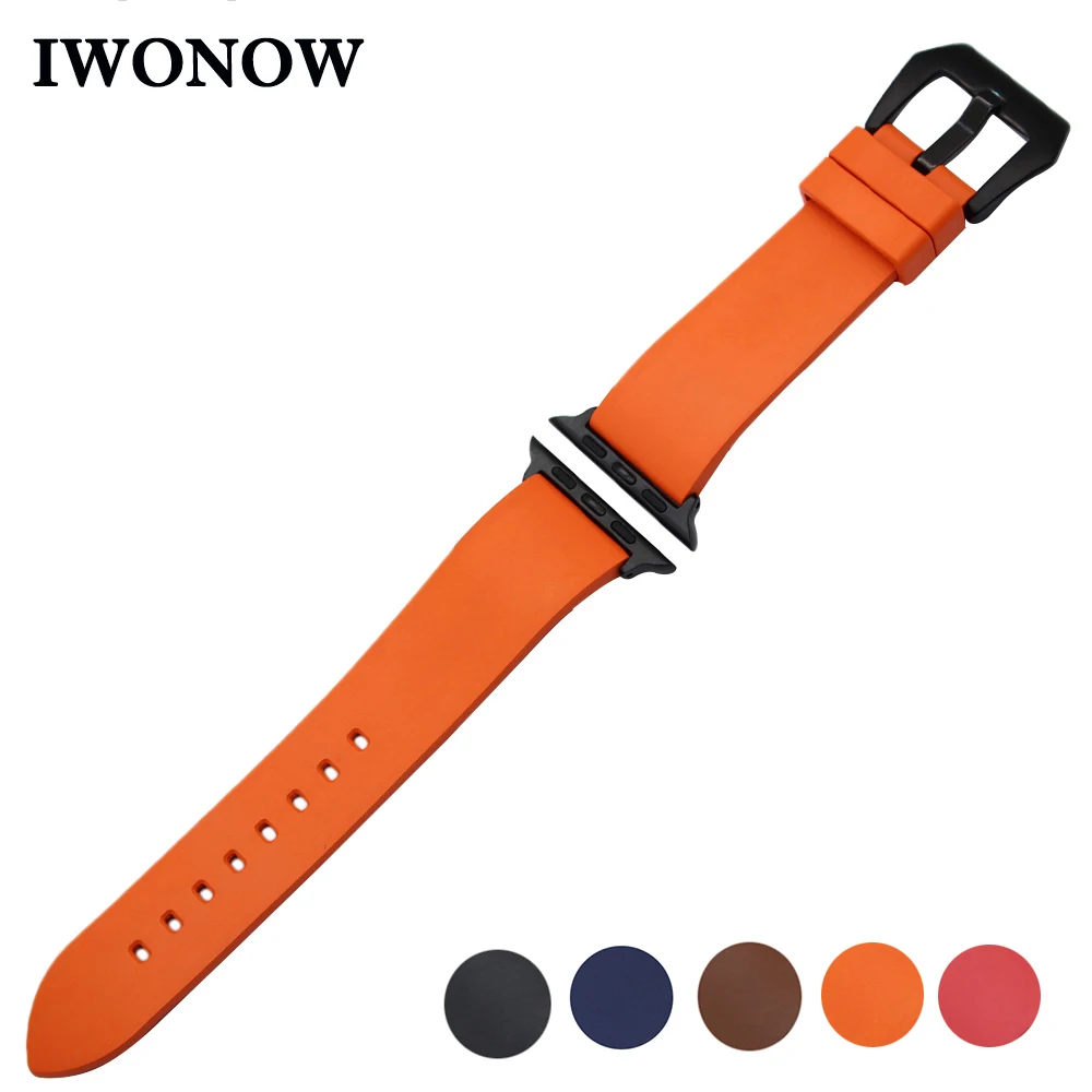 Ремешок из нержавеющей стали 316L для iWatch Apple Watch 38 мм 40 44 42 Series 5 4 3 2 1|rubber watchband|watchband for