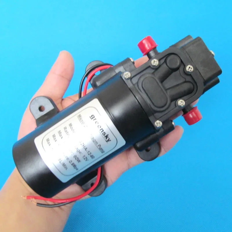 Обратный клапан высокого давления водяной насос 116PSI 5 л/мин 60 Вт 12 В постоянного