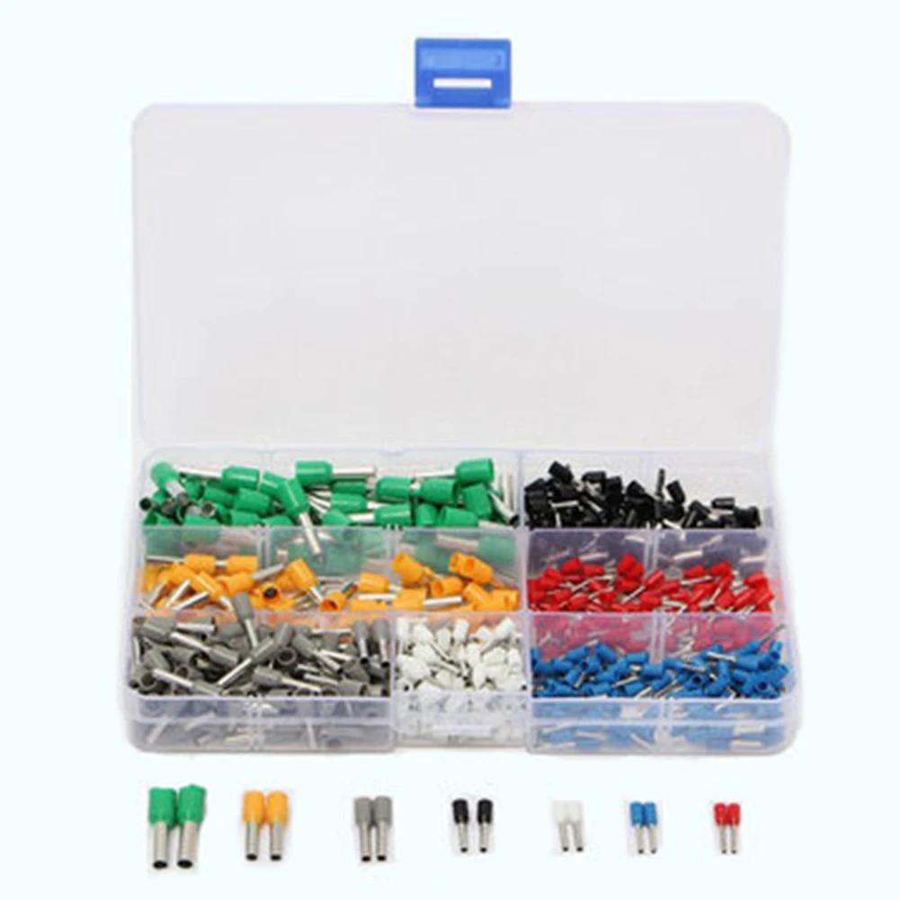 High Quality 600Pc Wire Copper Crimp Connector Insulated Terminals Set End Ferrule AWG22-10 Kit for Marine automobile | Обустройство