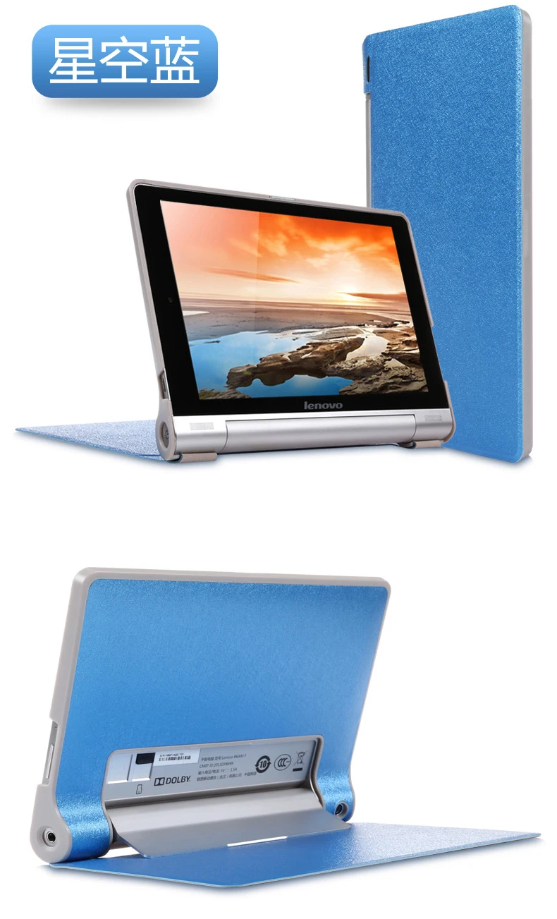 Для lenovo Йога 10 HD B8000 B8080 B8080-f B8080-HV B8080-H планшеты 10,1 чехол Роскошный дизайн стенд из искусственной кожи жесткий для задней панели чехол+ подставка для ручек