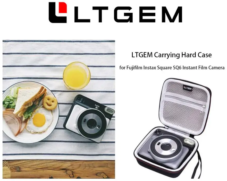 Жесткий чехол для путешествий LTGEM EVA Подходит для Fujifilm Instax Square SQ6-фотокамера моментальной печати