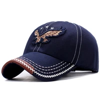 new casual 3d eagle embroidery baseball cap male snapback hat men fashion hip hop hat adjustable sport cotton
