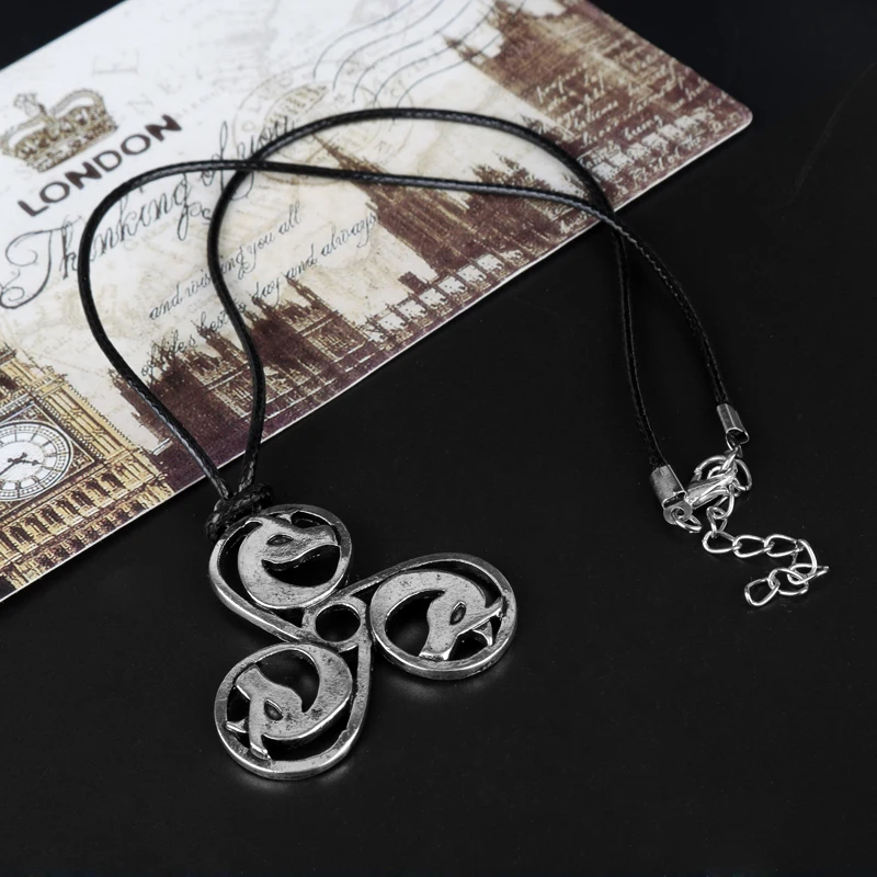 Мода Селтикс Дракон тройные головки бижутерия в стиле викингов мужские подвески