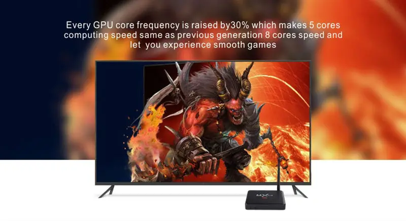Mx плюс Amlogic S905 четырехъядерные процессоры андроид смарт-телевизор коробка 2.4 ГГц 4