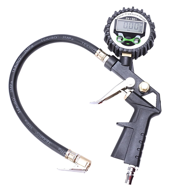 Digital Air Tire Pressure Inflator Gauge Car Truck Vehicle Motorcycle Pistol Lcd Dial Meter Tester | Автомобили и мотоциклы