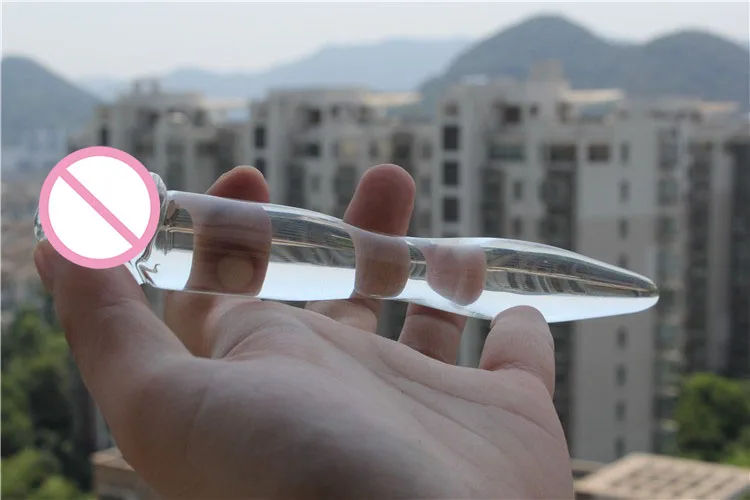 Кристаллический фаллоимитатор Pyrex для взрослых стеклянный Стеклянные секс