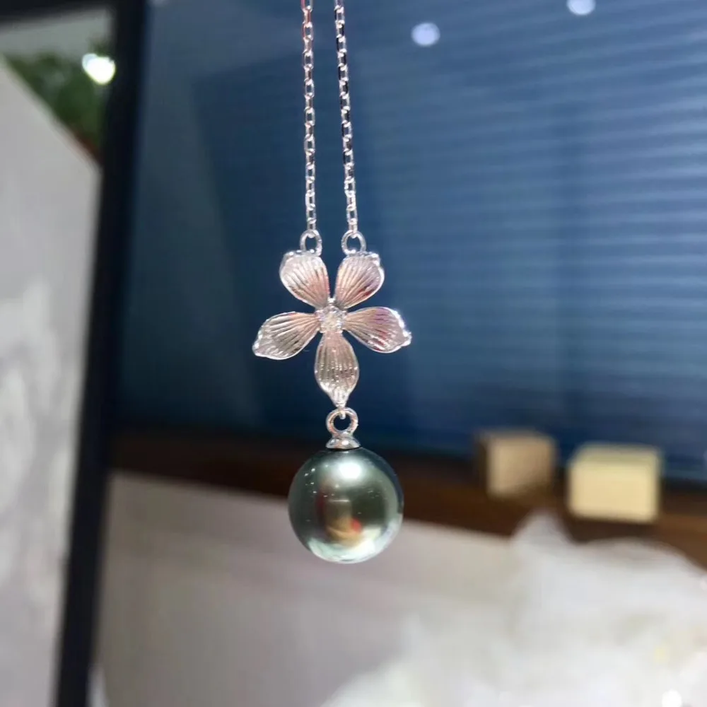 

Spring Jewelry 925 Silver Necklace Chain with Pendant Findings Component Jewelry Parts Fittings for Pearls Corals Jades Stones
