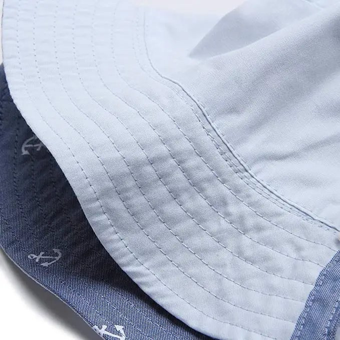 Детская Солнцезащитная шляпа с принтом якоря для мальчиков и девочек Пляжная