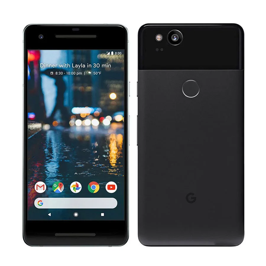 Смартфон Google Pixel 2 5,0 ''4 GB 64 GB/128 GB Android, восьмиядерный смартфон Snapdragon 835, отпечаток пальца, 4G LTE OTA, мобильный телефон