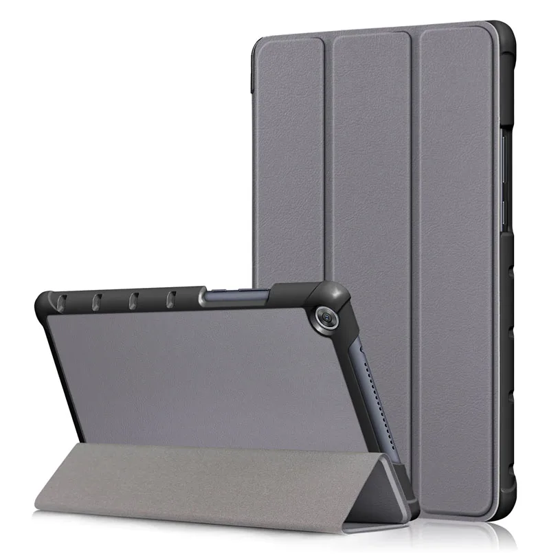 Grey Магнитный чехол для huawei Mediapad M5 lite 8,0 JDN2-W09 JDN2-AL00 из искусственной кожи чехол-подставка для huawei Mediapad m5 lite 8 чехол - Цвет: Grey