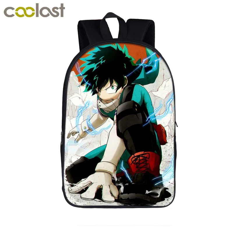 Японский Аниме Boku no Hero Academy рюкзак для подростков Sans izku Katsuki Tsuyu mashiro школьная сумка Mochila My Hero Academy - Цвет: 16myhero07